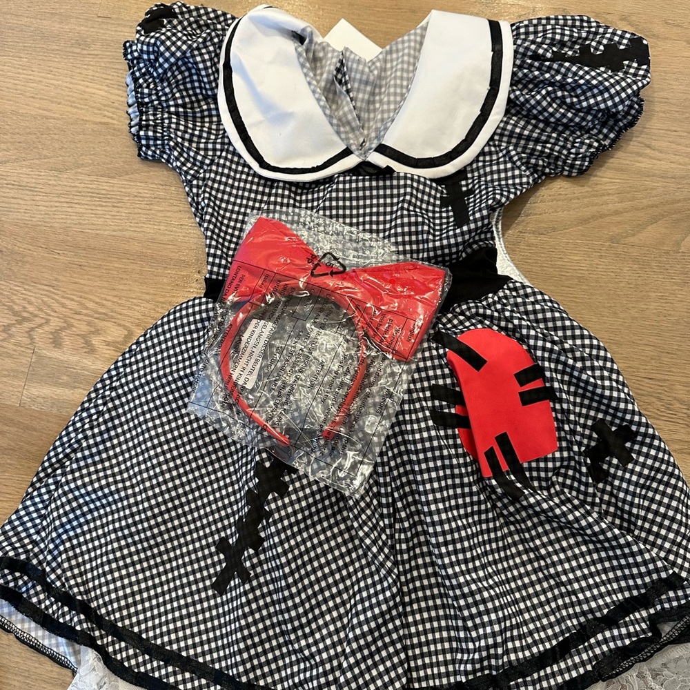 Wind-up Doll Halloween Costume- Girls size 8-10